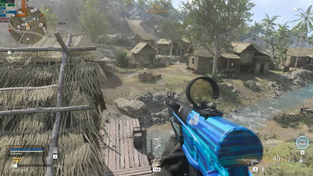 Review: alienware m15, um caro notebook gamer com ressalvas Taxa de quadros em warzone (imagem/felipe vidal)