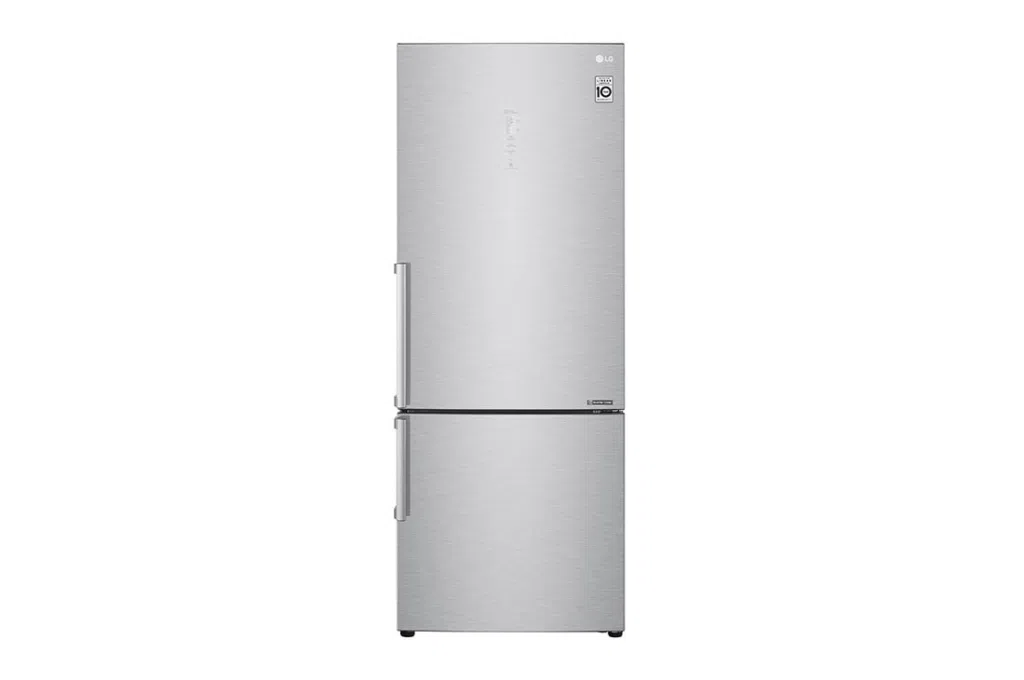 Linha de geladeiras lg oferece design, tecnologia e inovação Linha de geladeiras lg geladeira lg bottom freezer inverter. Reprodução: lg.