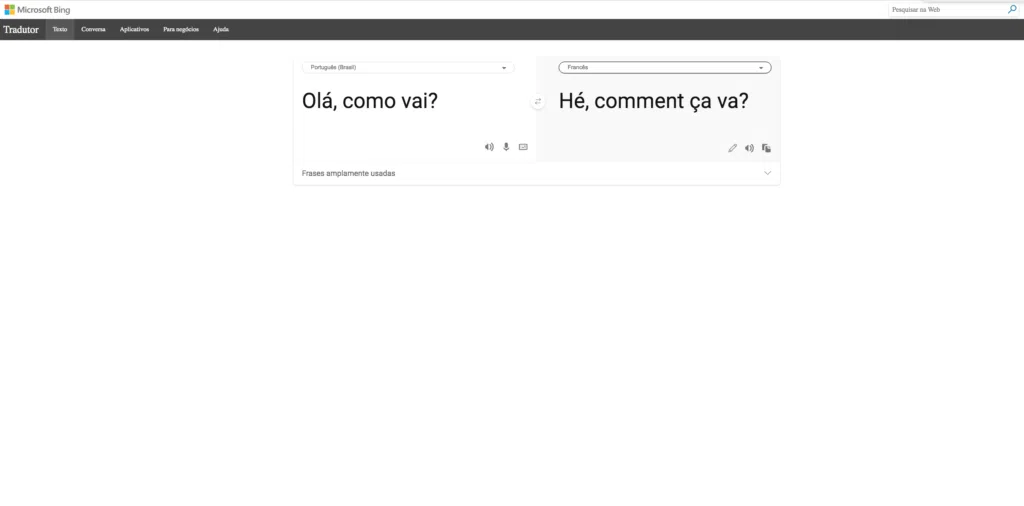 Google tradutor é bom? Veja como funciona o serviço de tradução Interface do bing microsoft translator