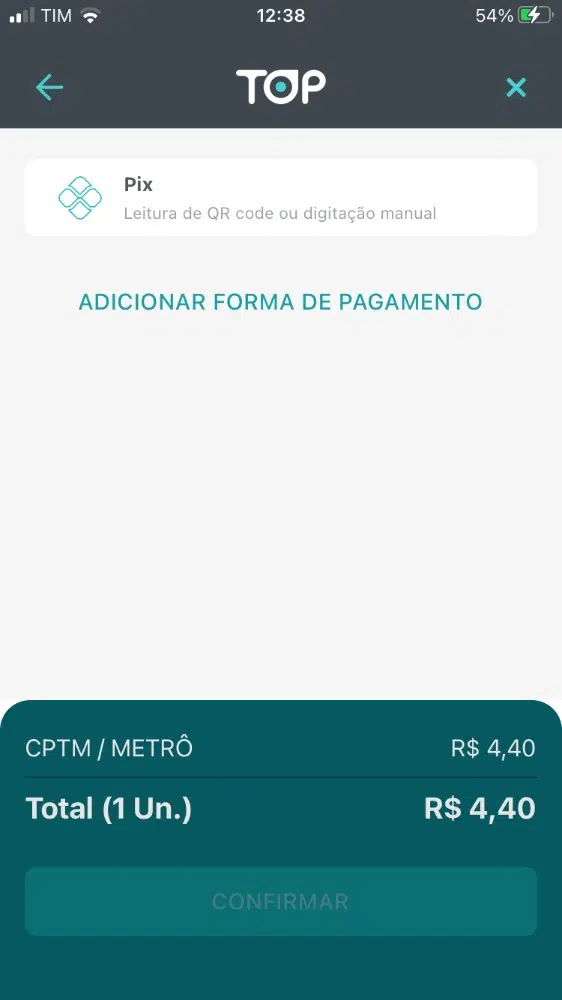 App top: como usar o bilhete qr code do metrô de sp Formas de pagamento do app top