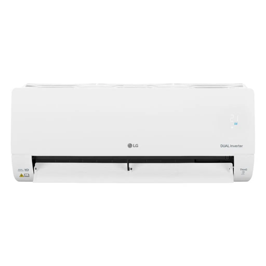 Novo ar condicionado lg elimina 99,99% das bactérias com luz uv Lg dual inverter voice uv nano