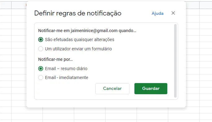 30 dicas do google planilhas que melhoram a produtividade Receba notificações de edição. Dicas do google planilhas