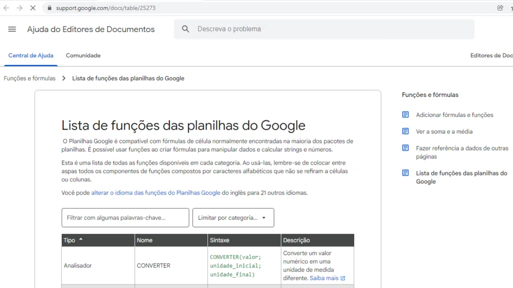 30 dicas do google planilhas que melhoram a produtividade Veja todas as funções. Dicas do google planilhas