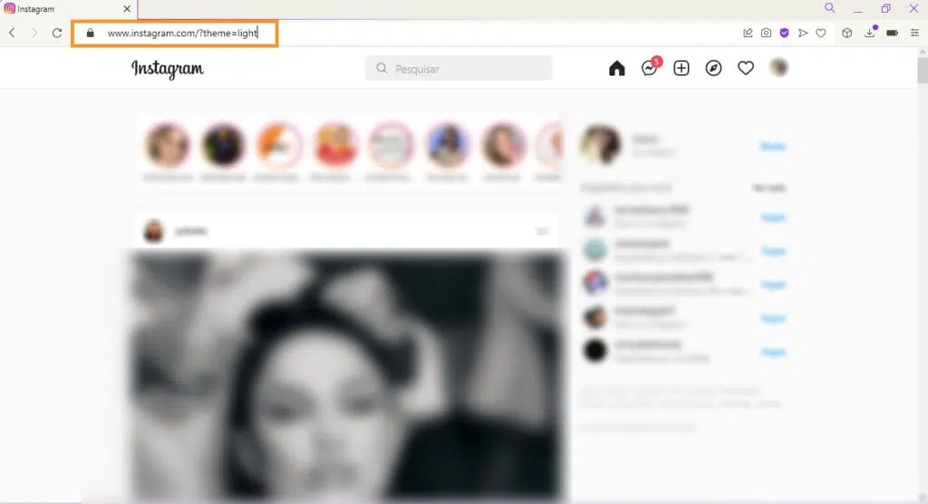 Como usar o modo escuro no instagram Modo escuro no instagram para pc