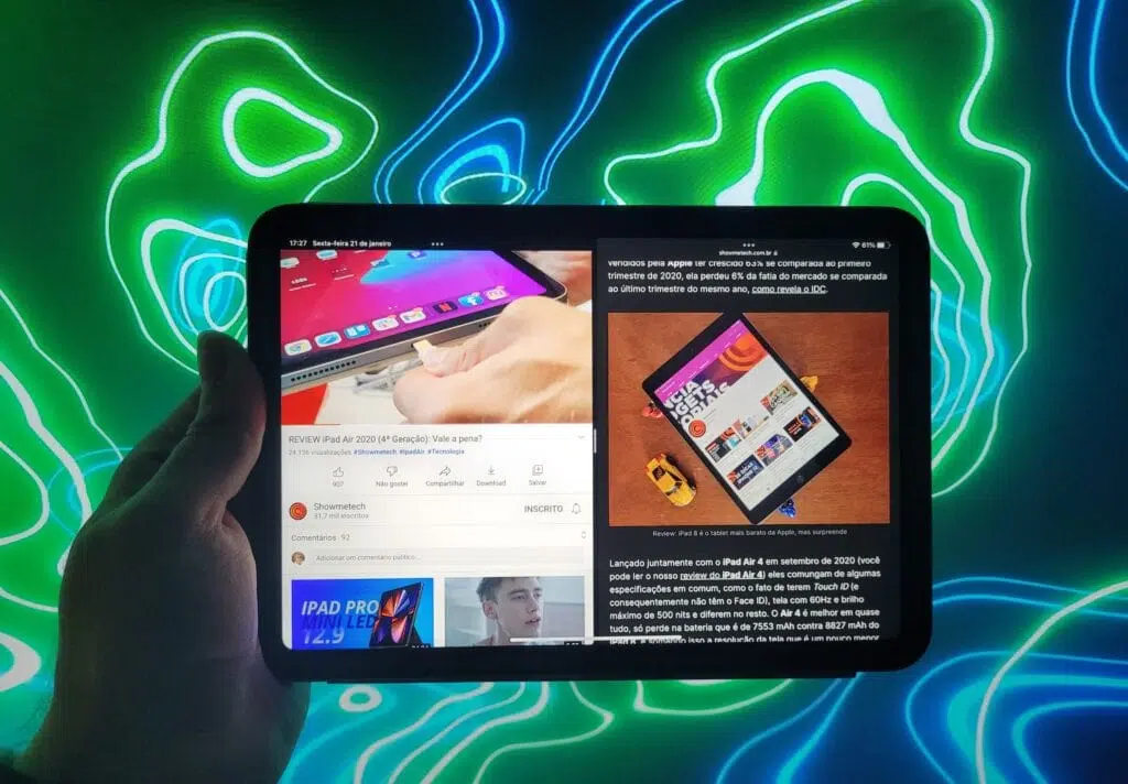 Review: ipad mini 6 é extremamente poderoso e portátil Review: ipad mini 6 é extremamente poderoso e portátil. O ipad mini 6 é pequeno, prático e poderoso. A apple acertou em cheio ao trazer o usb-c para a linha mini, que traz o processador a15 bionic do iphone 13