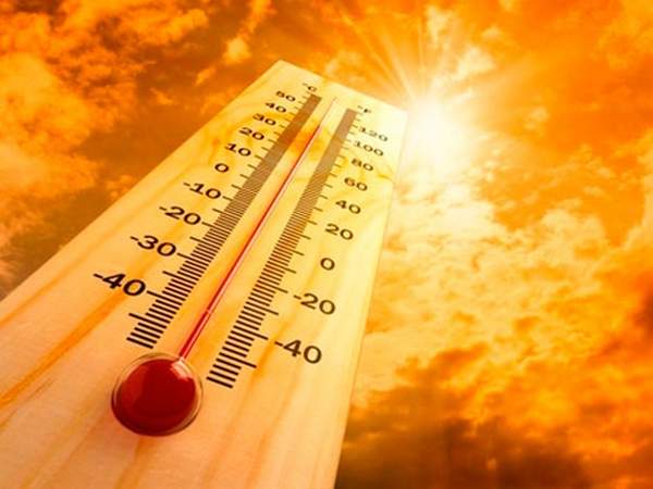 Termômetro indicando aquecimento do planeta terra