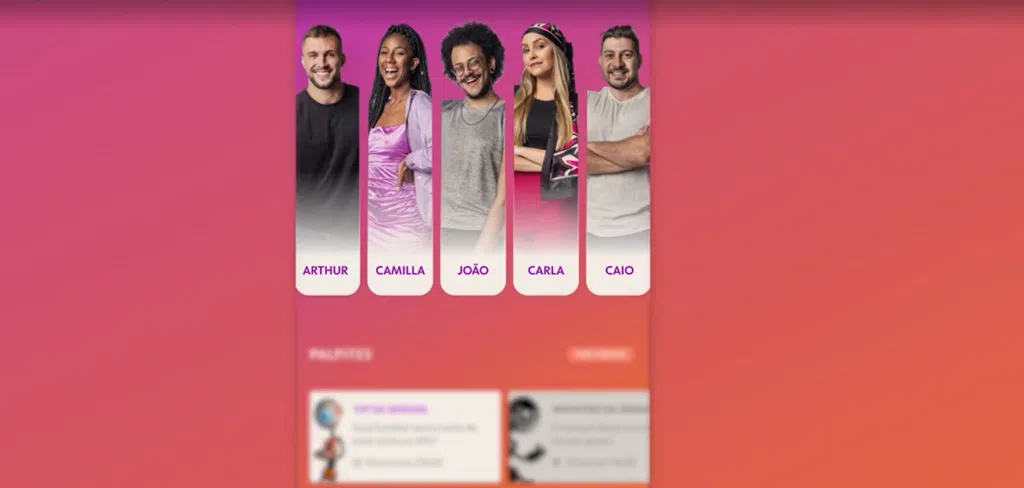 تعرف على كيفية تنزيل تطبيق BBB 22 واحصل على الكثير من النقاط لقطة شاشة لتطبيق Big Brother البرازيل 2022