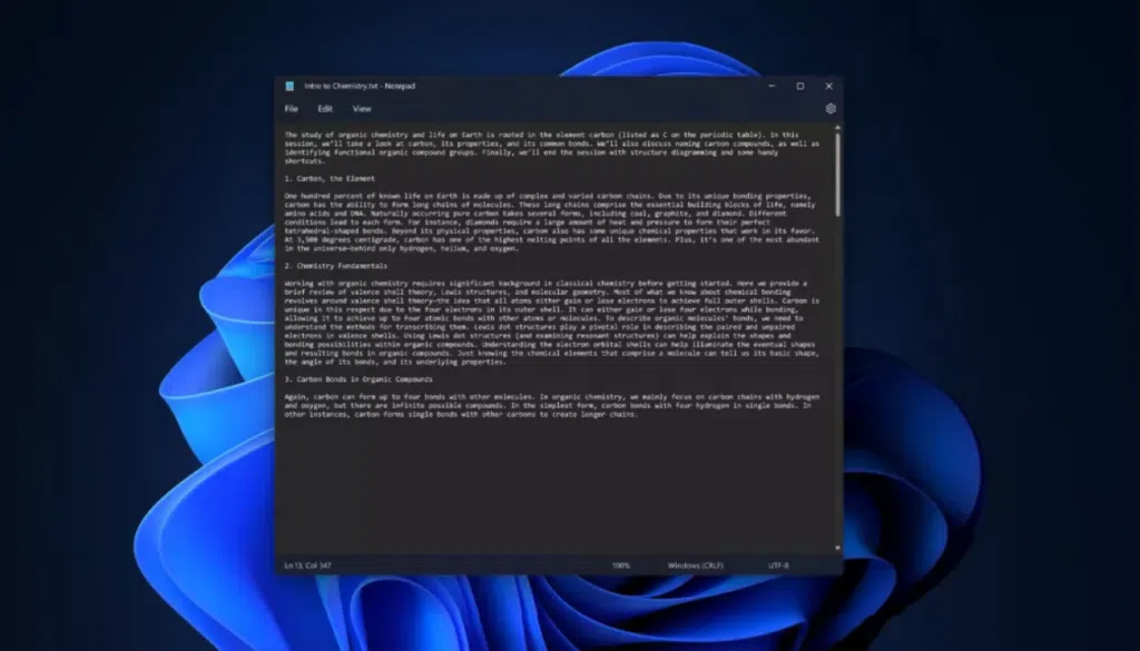 Atualização do windows 11 trará apps android na windows store Visual no novo bloco de notas no sun valley 2