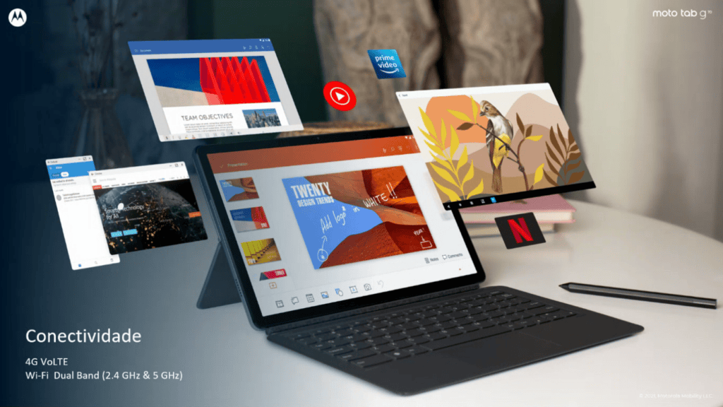 Conectividade de novo aparelho motorola