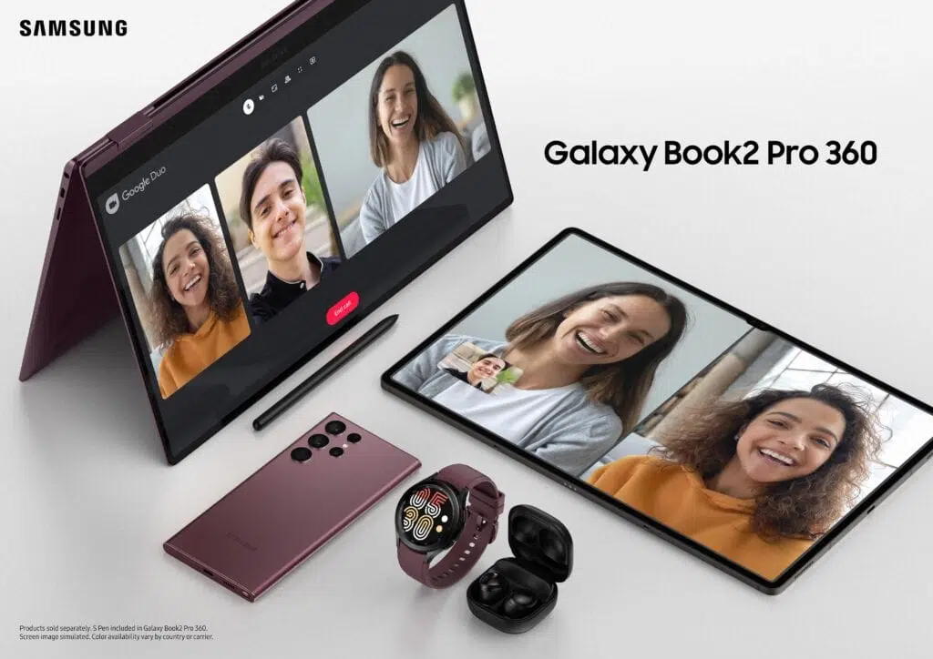 Samsung anuncia galaxy book2 pro com bateria de até 21 horas Novo notebook galaxy book2 pro lançado na mwc 2022