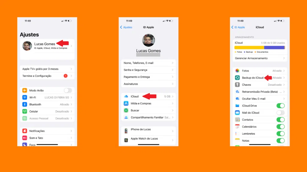 Como fazer backup no iphone e proteger seus dados Confira como ativar o backup do iphone pelo icloud. Reprodução: lucas gomes, showmetech