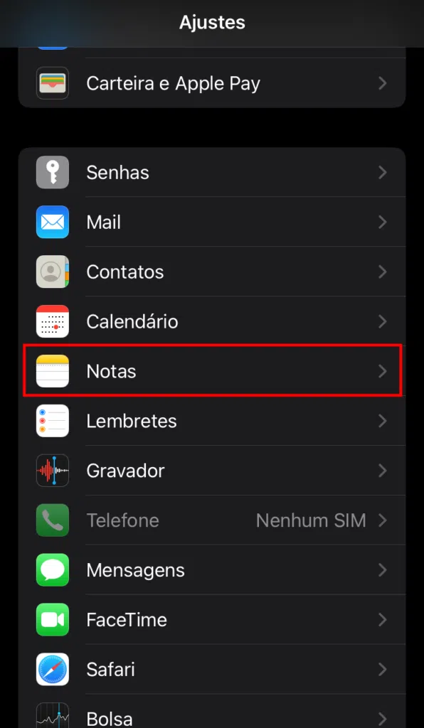 Saiba esconder fotos no iphone e ipad Configurações do app notas no iphone