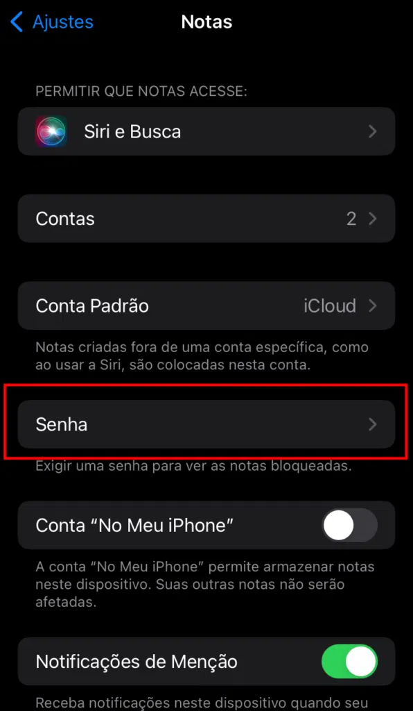 Saiba esconder fotos no iphone e ipad Incluir senha nas notas do iphone