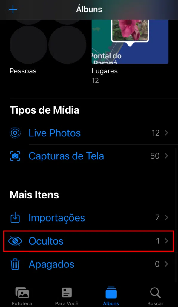 Saiba esconder fotos no iphone e ipad Ver álbum de itens ocultos no iphone