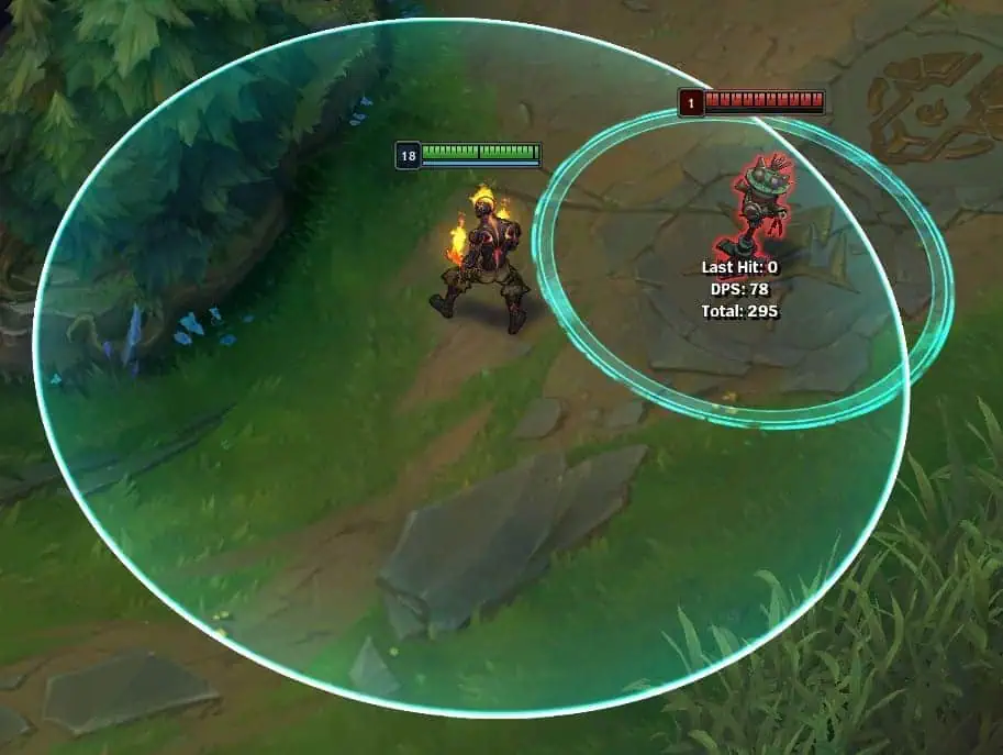 Dicionário gamer: conheça todos os termos e gírias famosas Aoe em ação num frame de gameplay de league of legends