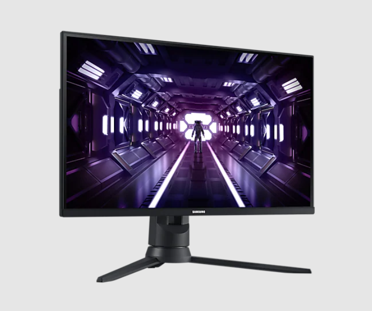 Odyssey g3, um dos monitores gamers odyssey da samsung, em um fundo branco