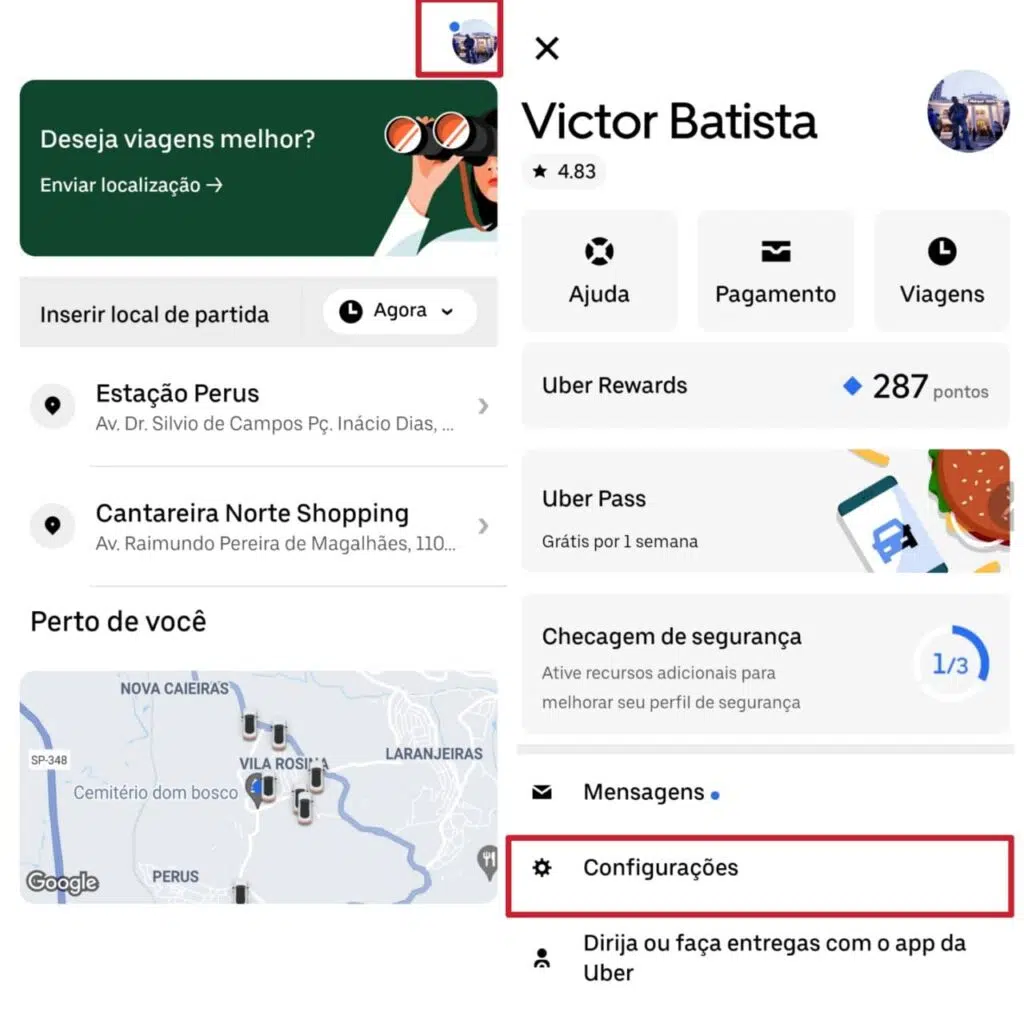 Finn ut hvilken uber-vurdering du mottok fra sjåfører Veiledning for å finne uber-anmeldelser