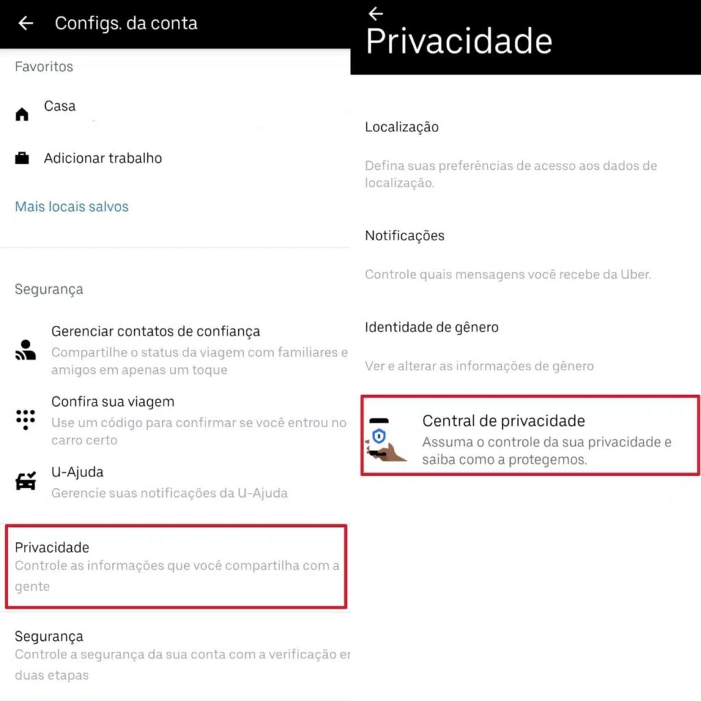 Finn ut hvilken uber-vurdering du mottok fra sjåfører Illustrasjonsbilde for tilgang til personvernsenter med stjerner i uber