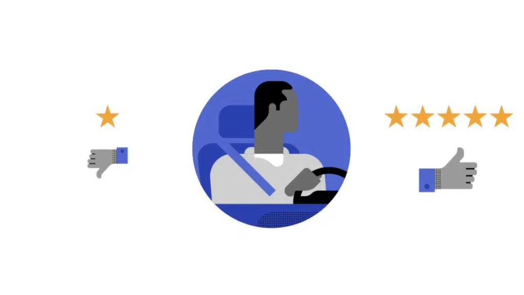 Finn ut hvilken uber-vurdering du mottok fra sjåfører uber anmeldelse