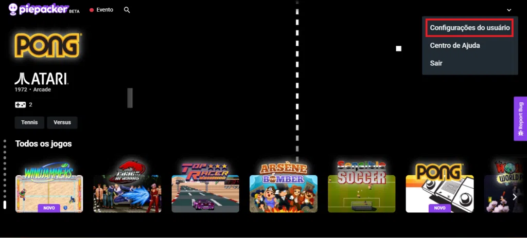 Como jogar no piepacker, streaming de jogos antigos de graça Como jogar no piepacker, streaming de jogos antigos de graça