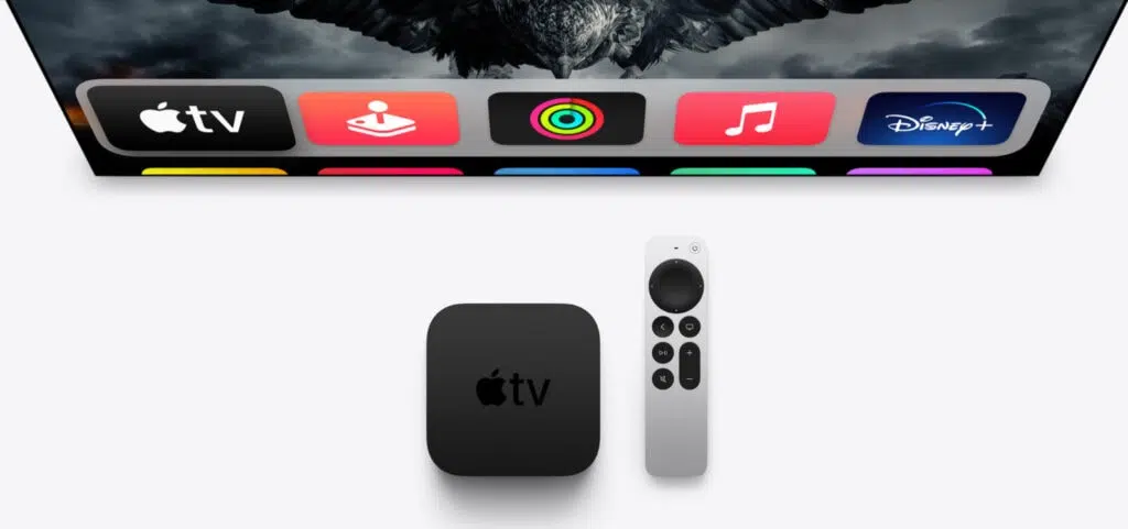 Aprenda a transformar uma tv antiga em smart tv Imagem ilustrativa do apple tv 4k.
