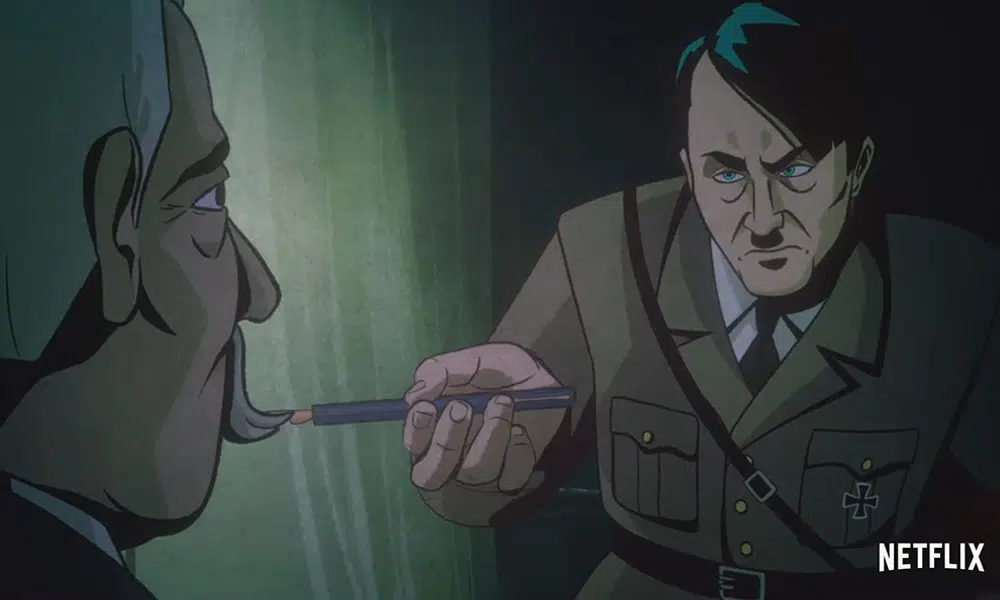 Crítica: como se tornar um tirano é o irônico bê-á-bá da autocracia Cena para crítica de como se tornar um tirano