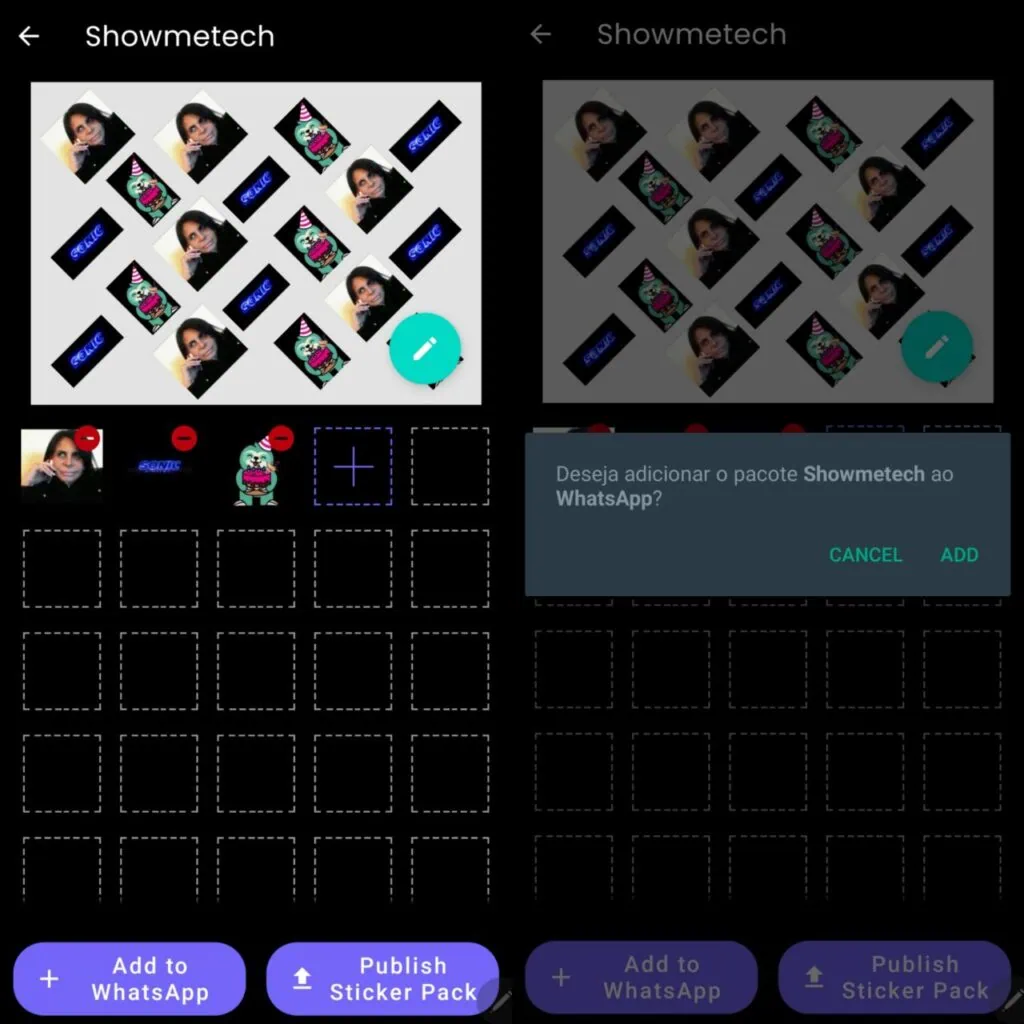 Como baixar figurinhas animadas no whatsapp Edição de vídeo no aplicativo sticko