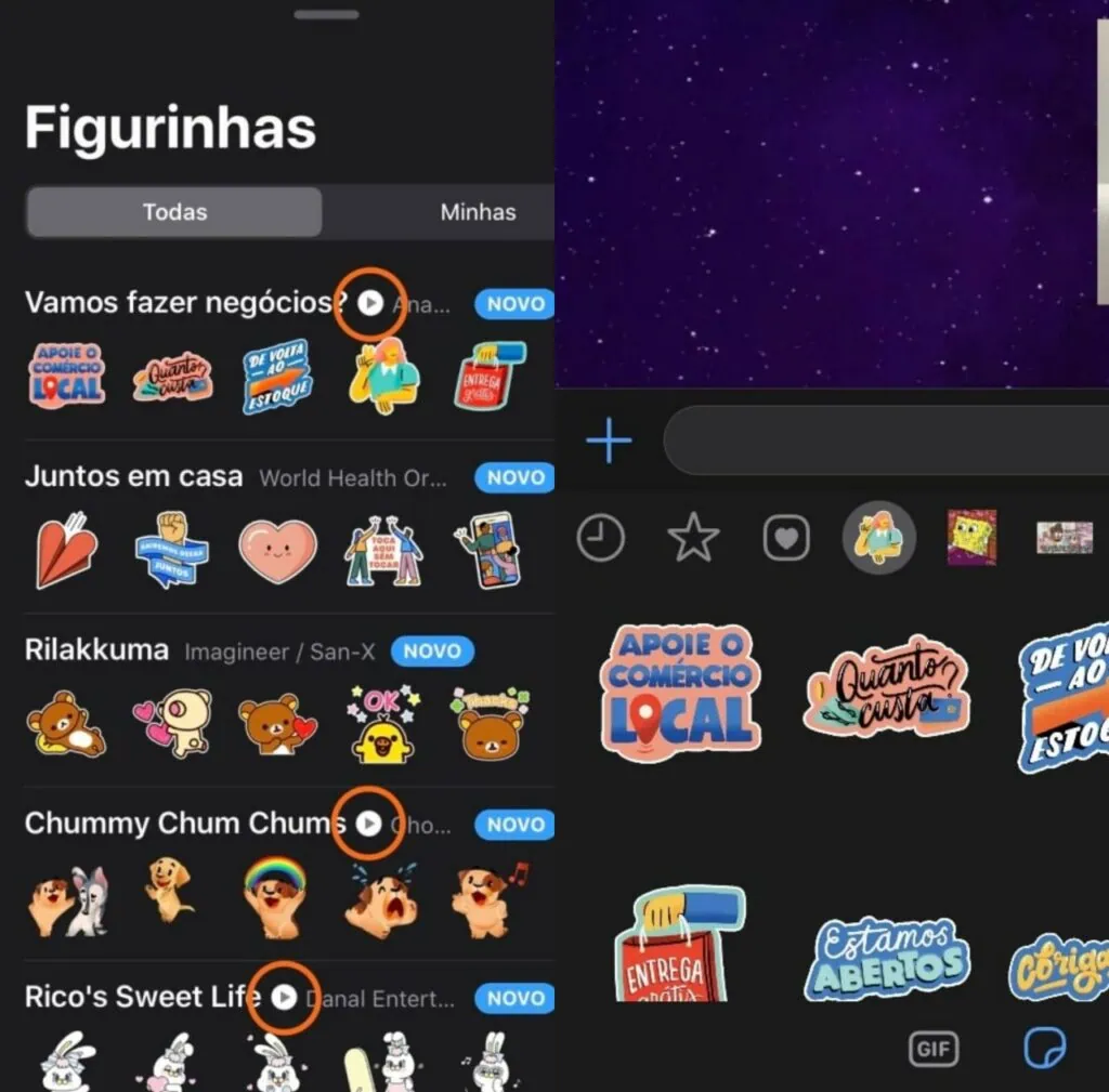 Como baixar figurinhas animadas no whatsapp Loja de figurinhas do whatsapp para ios