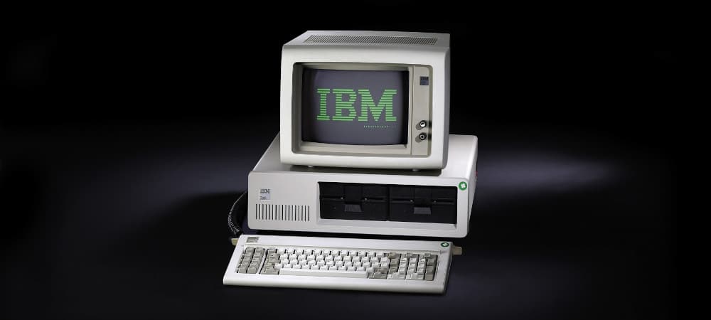 A foto mostra o ibm personal computer, um dos computadores mais importantes da história. (foto: reprodução)