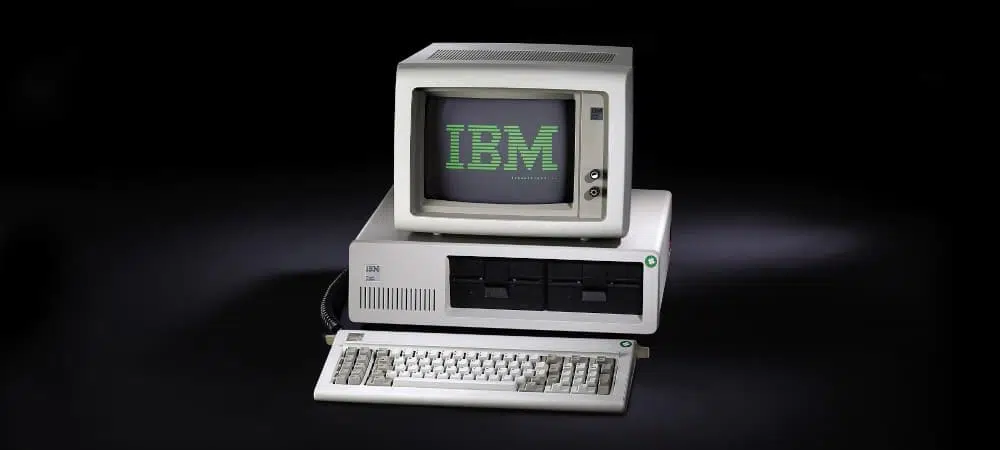 Revolução dos computadores: veja 10 máquinas históricas A foto mostra o ibm personal computer, um dos computadores mais importantes da história. (foto: reprodução)