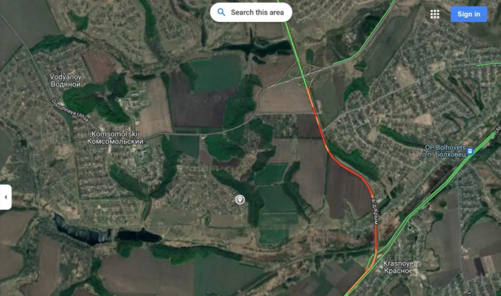 Google maps mostrou invasão russa na ucrânia em tempo real Invasão russa foi vista em tempo real através do google maps