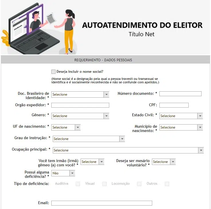 How to get voter registration online How to get voter registration online. Reproduction: lucas gomes, showmetech