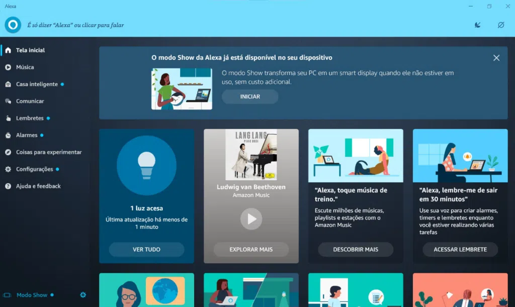 Amazon lança app para usar a alexa no pc Aplicativo da amazon que permite uso da alexa no pc