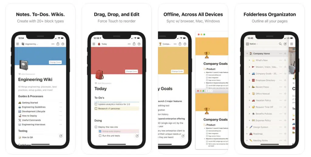 47 aplicativos de produtividade para você usar em casa e no trabalho Notion app