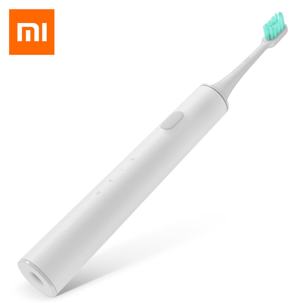 A imagem mostra a escova de dentes elétrica da xiaomi