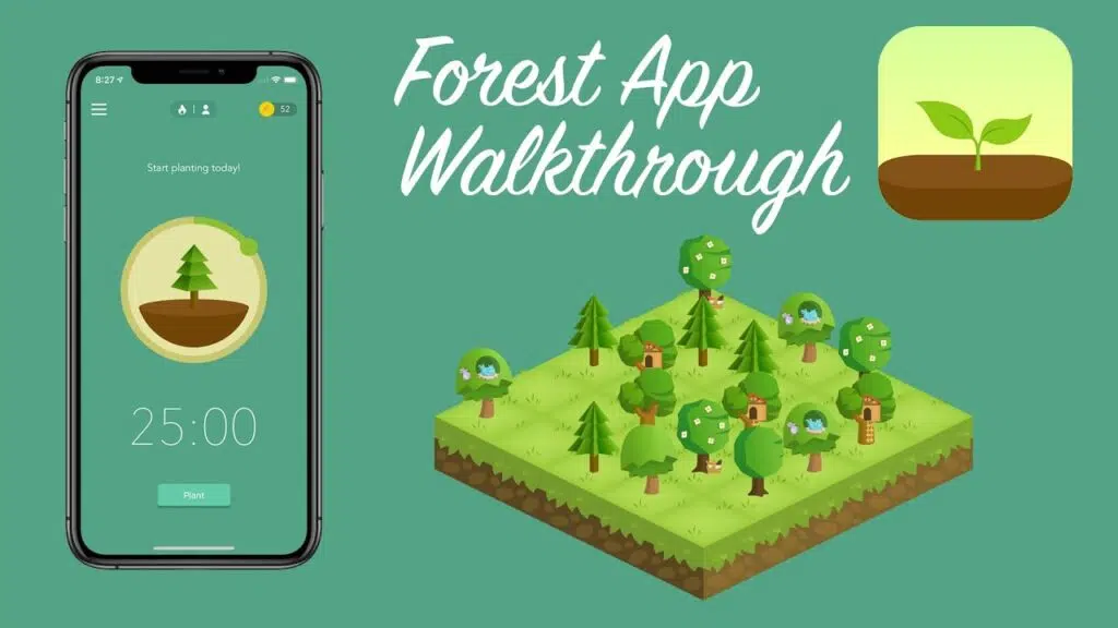 47 aplicativos de produtividade para você usar em casa e no trabalho Forest app