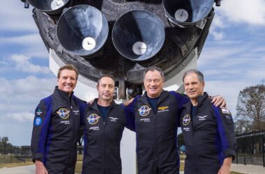 Astronautas da missão com tripulação privada ax-1