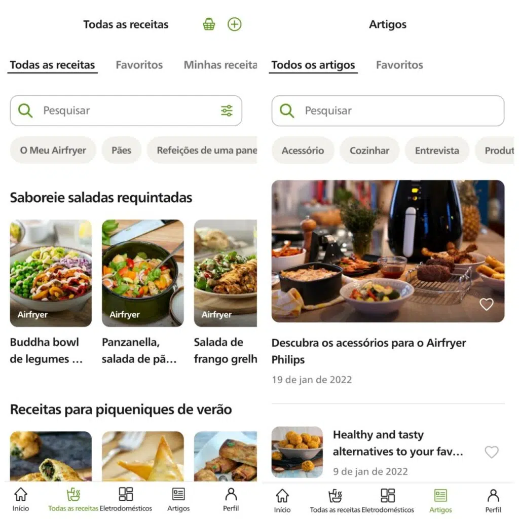 Обзор: аэрогриль с высоким подключением — это умно, но его можно улучшить Скриншот приложения philips walita nutriu
