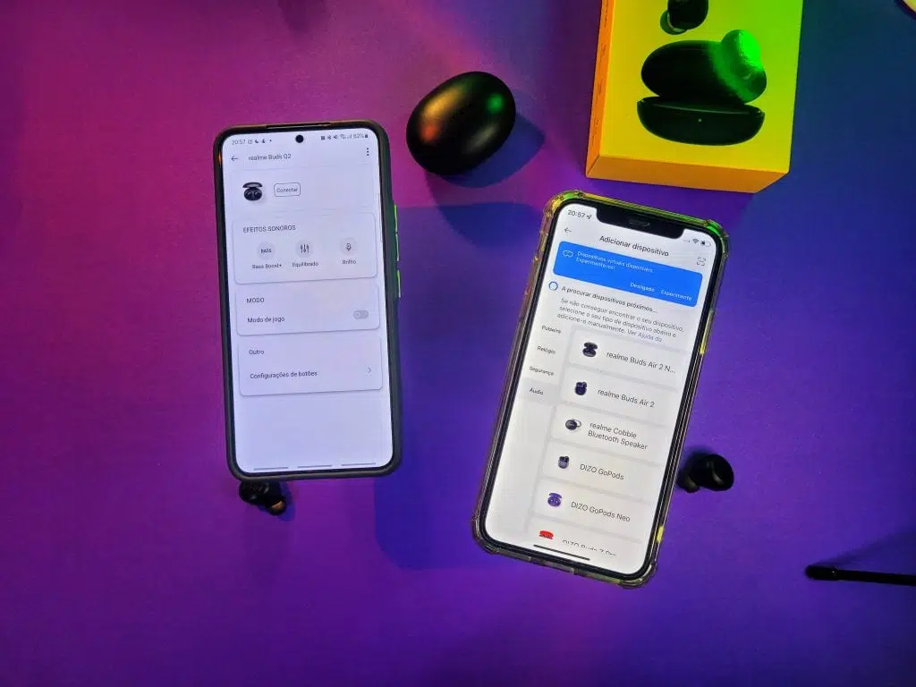 Review: realme buds q2 é um fone sem fio muito bom e barato Review: realme buds q2 é um fone sem fio muito bom e barato. O buds q2 integra o portfólio de produtos da realme aqui no brasil. Entre os principais destaques temos a qualidade aliada ao preço atraente.