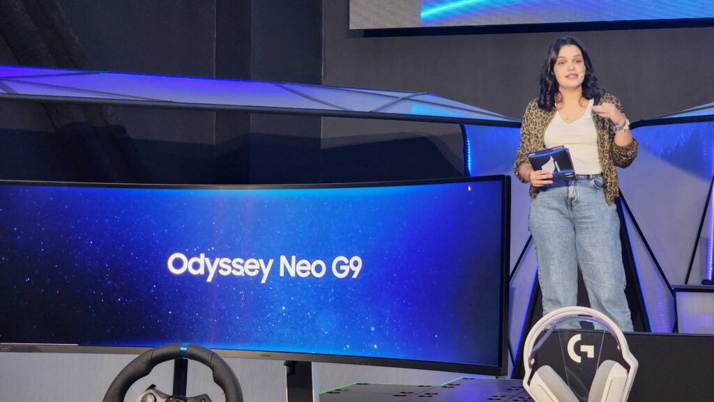 Samsung odyssey neo g9, 1º monitor gamer mini led, chega ao brasil