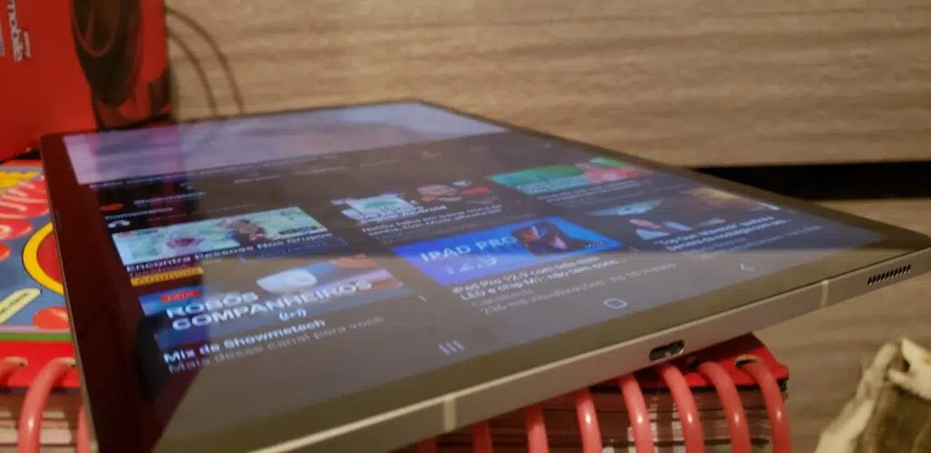 Review: galaxy tab s7 fe tem tela grande e boa bateria Tela do galaxy tab s7 fe