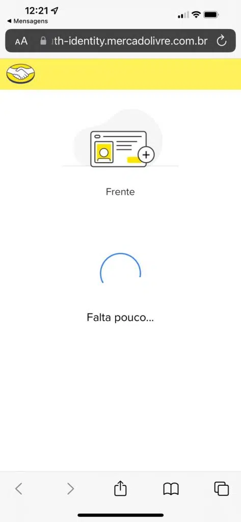 Como recuperar a sua conta do mercado pago? Passo 8: finalizando nossa orientação sobre bloquear conta do mercado pago, agora você deve enviar a foto do verso do seu documento e seguir as instruções da plataforma. Reprodução: lucas gomes, showmetech