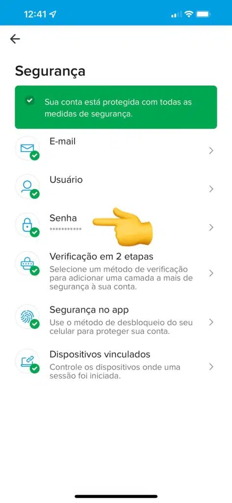 Como recuperar a sua conta do mercado pago? Passo 9: este é o último clique antes de, finalmente, poder alterar de vez a senha da sua conta do mercado pago. Reprodução: lucas gomes, showmetech