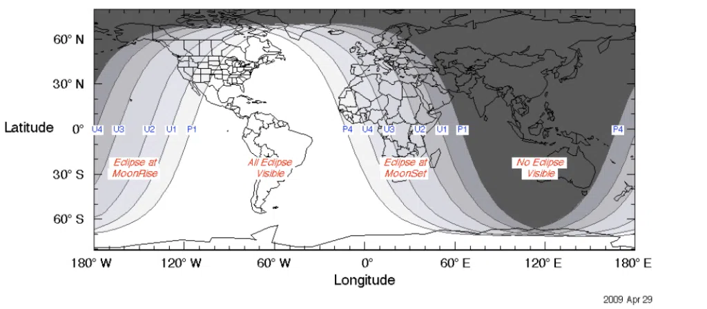 Luna di sangue: come vedere l'eclissi lunare di maggio 2022 Spiegazione della NASA su dove si può vedere la luna di sangue di May
