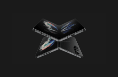 Galaxy z fold4 aparece com novo design em 1º render.