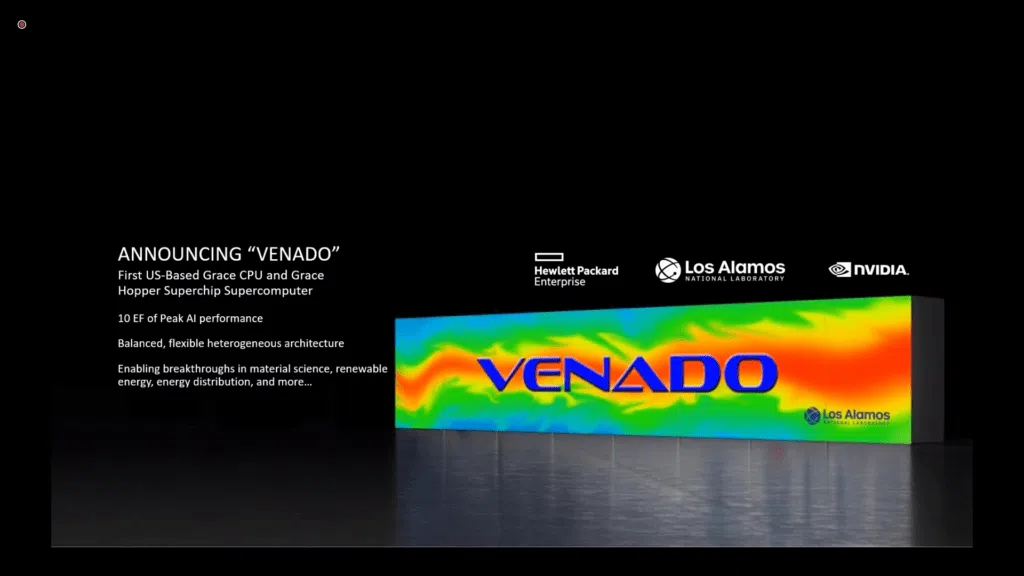 Venado: supercomputador da nvidia ajudará médicos e cientistas Supercomputador venado com chips grace hopper da nvidia