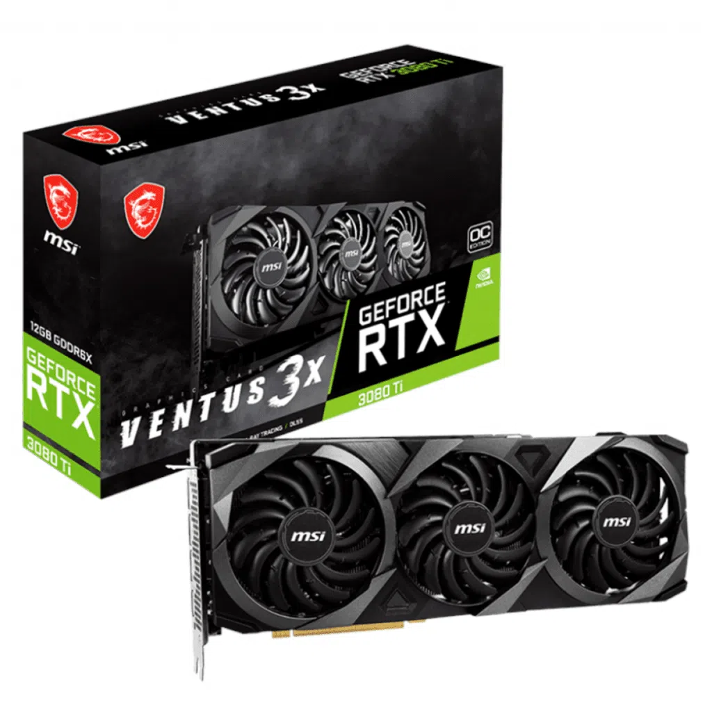 Veja quais placas de vídeo da nvidia estão disponíveis para compra no brasil Msi geforce rtx 3080 ti ventus 3x