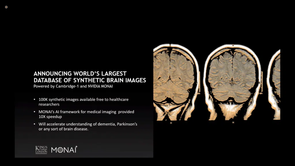 Venado: supercomputador da nvidia ajudará médicos e cientistas Banco de dados com imagens sintéticas