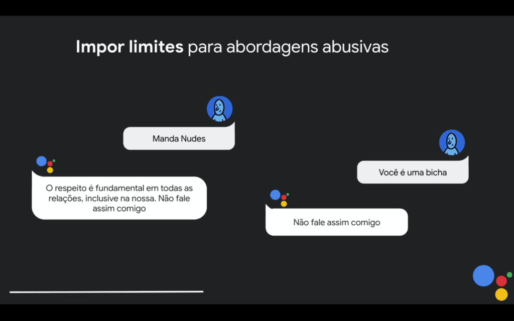 Google assistente agora vai reclamar de comandos abusivos Novas respostas da google assistente