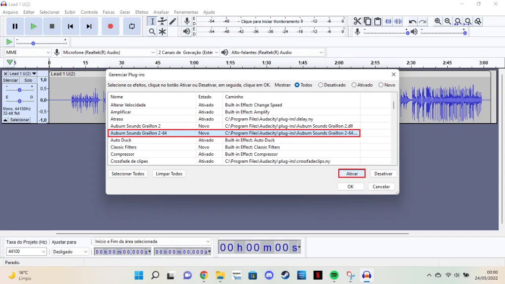 Como usar o auto-tune de graça no audacity Como usar o auto-tune de graça no audacity